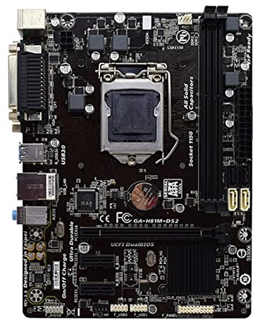 Cartes mères d'ordinateur Fit for GIGABYTE GA-H81M-DS2 Douille de la Carte mère de Bureau H81 LGA 1150 I 3i5 I7 ddr3 16g Micro -AX BIOS UEFI Carte mère Originale