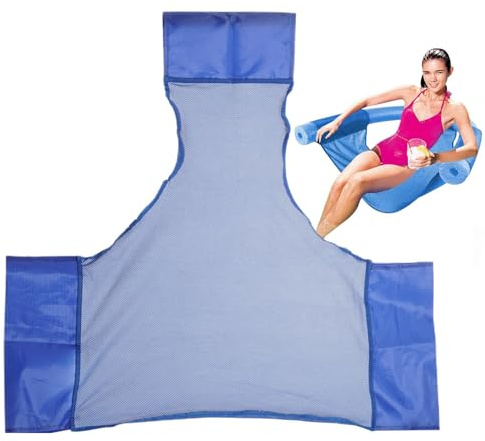 Pool Schwimmsessel | Schwimm Pool Nudel | Pool Float Stuhl | Schwimmnudel Wassersitz Mit Netz | Pool Schwimmt Stuhl Für Kinder Und Erwachsene (Pool Nudel Nicht Enthalten)