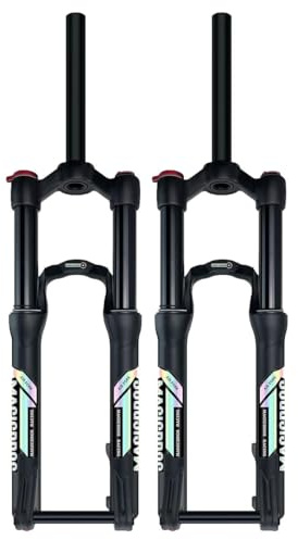Mountainbikes Fahrrad-luftgabel 20 X 24 Zoll Kinder Fahrradgabel 90/120 Mm Federweg Fahrrad Federgabel 1-1/8 Gerader Steckachse 15 X 100 Mm Vorderradgabel Rückpralleinstellung Scheibenbremse