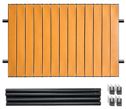 Mesa de Picnic Plegable, de Metal Ligero, Mesa Plegable, Tablero para Exteriores, tamaño Compacto, portátil, Accesorio de Escritorio, Ideal para Camping, Playa, Patio, Barbacoa, Viajes y