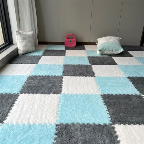 BESTORI 18 Teile Spielmatte Puzzle für Kinder 30 x 30 cm Schaumstoff Krabbelmatte Eva Bodenmatte Kinderzimmer Matte Spielteppich
