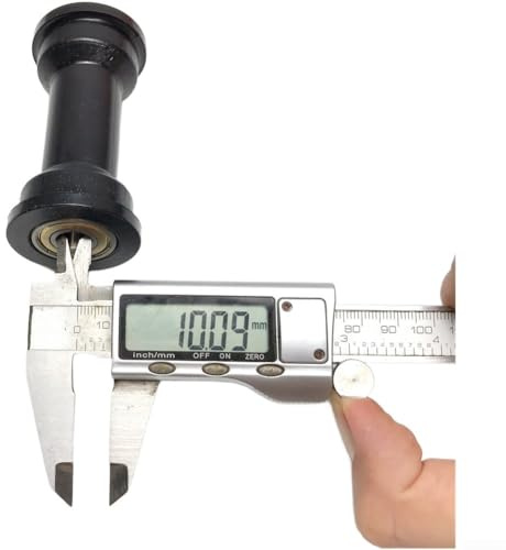 Rodamiento para máquina de remo para tubo rectangular de 70 mm, accesorio de plástico para equipo de fitness con agujero de montaje de 10 mm, longitud de 79,5 mm, rodamientos de bolas de acero