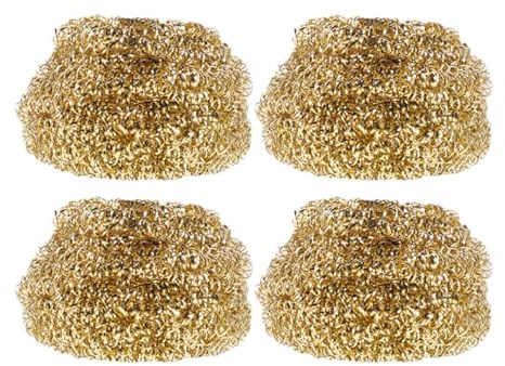Homoyoyo Kit de Nettoyage pour Pannes de Soudage 4 Pièces Boules en Fil de Cuivre 25 G Nettoyeur Embouts Cuivre pour Nettoyage Panne à Souder, Usage Industriel et Électronique