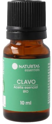 Aceite esencial de clavo Bio | 10 ml | Naturitas Essentials | 100% puro Bio – Syzygium aromaticum | Aroma cálido y especiado | Aceites Esenciales