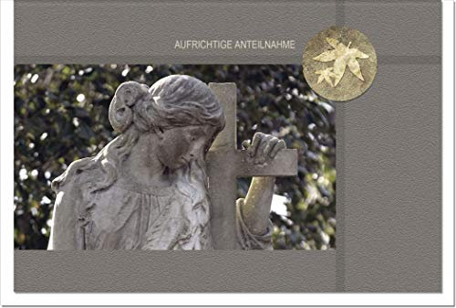 metALUm Trauerkarte ABSCHIED | Engel 00061