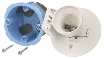 EUR'OHM - KIT APPLIQUE CLOISON SECHE E27 AIR'METIC DCL D54 AVEC DOUILLE E27 EUR'OHM 53078 - EUR-53078