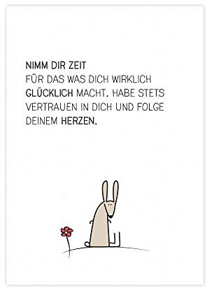 Wunderpixel® Nimm-dir-Zeit Hase - Kunstdruck auf wunderbarem Hahnemühle Papier DIN A4 -ohne Rahmen- Bild Poster zur Deko oder Geschenk