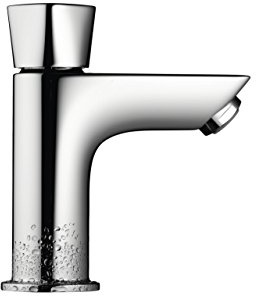 Hansgrohe 71017000 Miscelatore di lavamani, e Piccolo lavabo acqua fredda solo Mycube Tiraggio e scarico, cromo