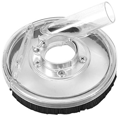 Absaughaube zum Winkelschleifer 80-125mm klar Staub trockenen Schleif schutz mit Bürstenkranz für Winkelschleifer Beton