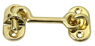Yacht Steel Messing Sturmhaken 50mm mit Beschlag