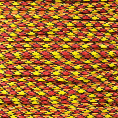 Paracord Planet Paracord mit WindIt Wizard - 30 m Paracord mit schwarzem Wickelwerkzeug - verschiedene Anwendungen und Funktionen (Marines)