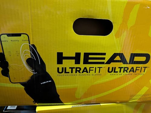 HEAD Men's Ultrafit Touchscreen Running Gloves