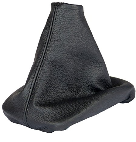 Schaltsack für Audi 100 A6 C4 - Bj. 1990 - 1994 - aus echtem Leder - Schwarz - Schaltmanschette - Manschette für Gangschaltung - Schalthebelmanschette für Schaltgetriebe - Echtleder - A240