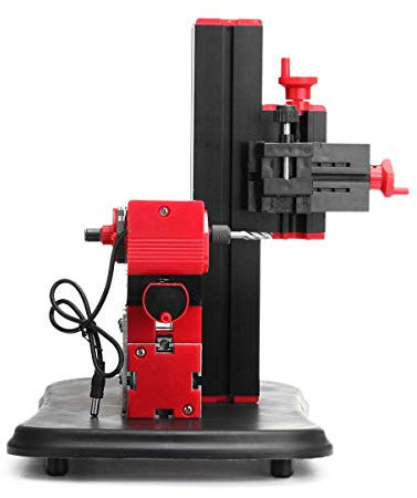 LKAIBIN Wood Lathes, DIY Woodworking Power Tools 100-240V Mini Lathe Milling Machine Bench Drilling Machine