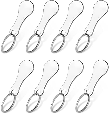Extractor de Carro de la Compra de Acero Inoxidable, Juego de 8 Unidades, Chip extraíble para el Carro de la Compra como Llavero, Herramienta para el Carro de la Compra, Llavero, etc.