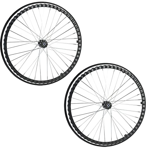 ESOYAWE Roue Fauteuil Roulant 24 Pouces (2 Pièces) Remplacement De Roue, Doubles Roulements Roue Increvable, Roues Solides pour Poussettes Et Fauteuils Gériatriques Handicapés, 100kg Charge
