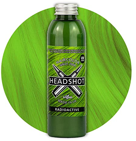 UV Grüne Haarfarbe Headshot Radioactive Semi-permanente Haartönung 150 ml