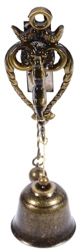 PRETYZOOM tierische Türklingel Einhorn Brillenetui antike Wandskulptur einfahrt eintrac Vintage-Dekor Wohnkultur dekorative Glocken aus Retro-Kürbis-Türklingel Haustür die Klingel