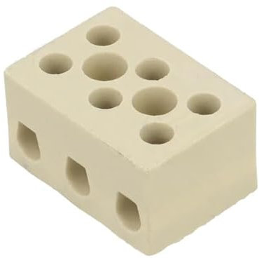 Regleta Cerámica 300ºC 16mm² 76A/450V, 45x32,5x23mm (10)