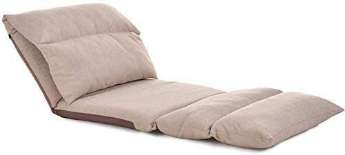 Outdoor Sonnenliege Liegestuhl Klappstuhl Tragbare Liegestühle für Terrasse Garten und Strand Verstellbare Rückenlehne Loungesessel für Entspannung und Komfort Kompaktes Schlafsofa Beige