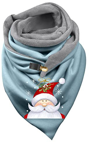 IQYU Schwarzer Schal Leoparden Schal Mit Rot Schal Kopftuch Dreiecksschal Winter Warmer Weihnachtsschal Schal Mädchen