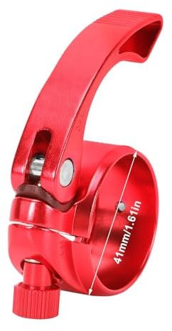 Fahrrad Sattelklemme Mit Schnellspanner Aluminium Legierung Sattelklemme 41 Mm, Fahrrad Sattelklemme Mit Schnellspanner Sattelklemme- Fahrradsattel Halterung Fahrradsattel Sattelklemme