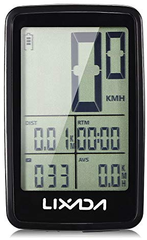 Matybobe USB USB Rechargeable Wiless Bike Cycle Computer Speedometer Breedomètre avec Support de D'ordinateur Léger pour Les Cyclistes (Ordinateur de vélo)