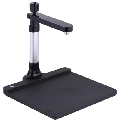 Max.A3 Tragbarer, Verstellbarer Hochgeschwindigkeits-USB-Buchbild-Dokumentenkamerascanner, HD 10 Megapixel for die Bibliotheksbank im Klassenzimmer,Einfaches Scannen