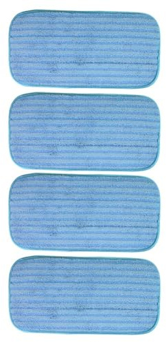 XYWOPO Tampon de vadrouille réutilisable en microfibre, for, remplacement Machine à aspirateur, recharge tampon, nettoyage des sols, 2/4 pièces Tampon pour robot serpillière(4 PACK)