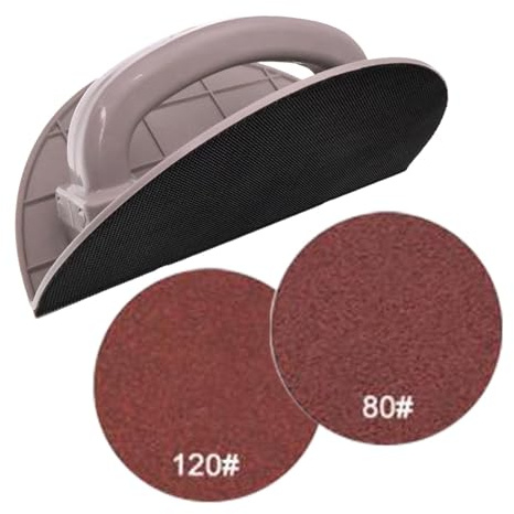 Baoblaze Supporto per Carta Vetrata, Levigatrice Manuale per Angoli in Cartongesso per Levigatura Manuale di Lavori in Legno