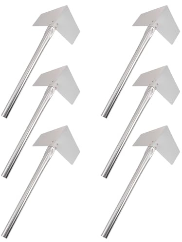 MAGICLULU Raschiatore per Riparazione Angoli Interni in Acciaio Inox Set 6 Pezzi Spatole per Stucco Angolare e Attrezzi Cartongesso per Finitura e Intonacatura Pareti