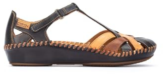 Chaussure semi-ouverts en Cuir P. VALLARTA pour Femme Color NAVY BLUE