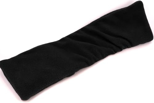 Hot & Cold Buddy:) Girocollo a microonde - Semi di lino e semi d'uva - 52 x 12 cm (nero)