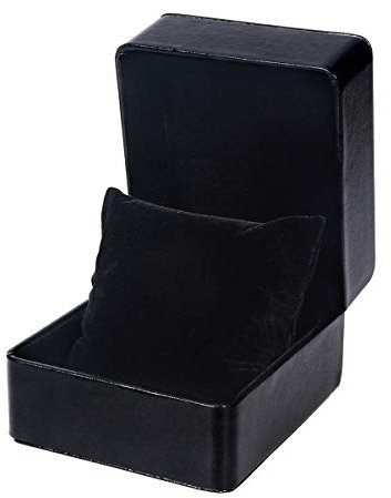 ULTECHNOVO Caja De Reloj De Cuero Pu Con 1 Compartimento Estuche De Viaje Para Relojes Con Cojín Suave Organizador Seguro Para Hombre Y Mujer Regalo Ideal Para Exhibición Y Almacenamiento