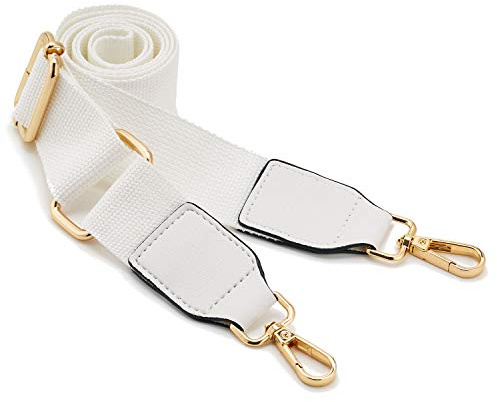 Breiter Schultertaschengurt,Verstellbarer Ersatz-Taschengurt mit Metall-Drehhaken,weiche Canvas-Taschengurte,Schultertaschengurt,Gürtel,Messenger Bag,austauschbarer Gurt für Crossbody-Handtasche