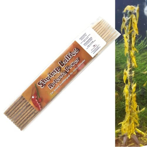 Schmitt Aquaristik Shrimp-Lollies Artemia Power (10 Stück) / Futter für Garnelen / Lollies Futter Blütenpollen