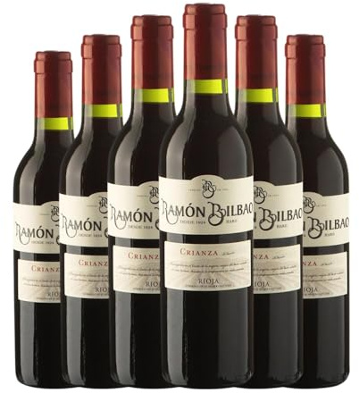 Ramón Bilbao Tempranillo Rioja Crianza Media Botella 37 cl Vino tinto (Caja de 6 Media Botella de 37 cl)