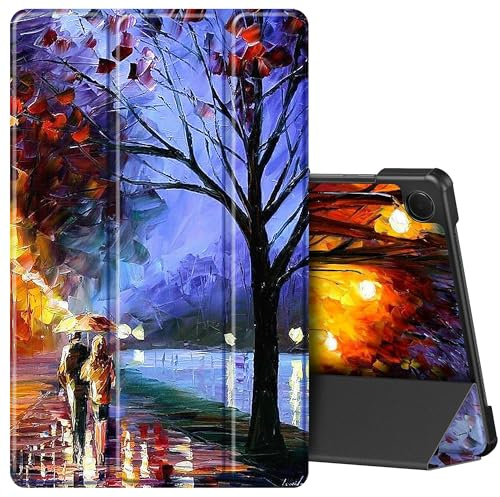 EasyAcc Hülle für Samsung Galaxy Tab A9+ Plus SM-X210/ X215/ X216 | 11 Zoll Ultradünne PU Leder Schutzhülle mit Standfunktion und Auto Sleep/Wake,Nachtweg
