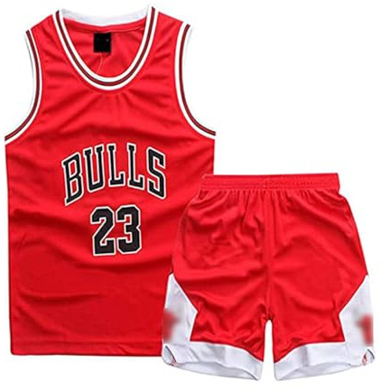 Basketball Trikot Kinder, Basketball Kleidung Spieltrikots Jungen 2 Stücke | Basketball Shirt und Shorts Trainingskleidung Sportbekleidung Sports Sets