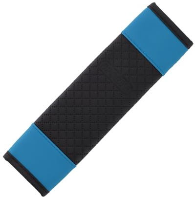 Hihaha Coperture cinture di sicurezze Motivo a Quadri/Imbottitura Spalline Zaino Copertura Multifunzionale per Camion Auto SUV/Comfort Traspirante in Ecopelle 6.5x23cm / 1 pezzo Blu