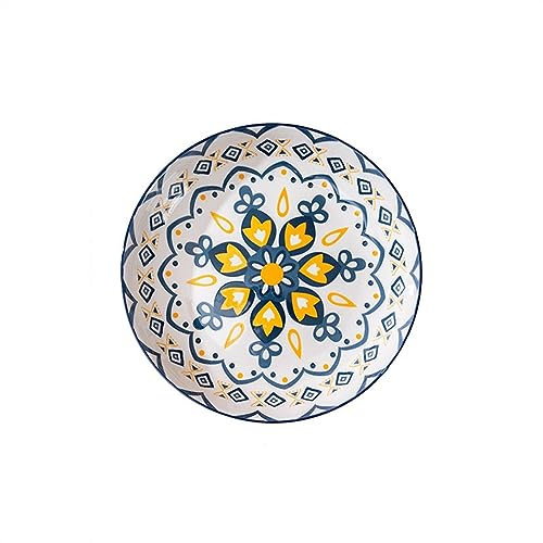 Essteller, 4 Stück Speiseteller, schlicht, romantisch, cremefarben, Keramik, geprägt, Nachmittagstee, Zuhause, Dessertteller, Obstteller, Brotteller for Küche, Restaurant, Bankett, Küchendekoration ,G