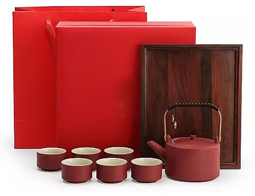 DDKYHU Set da tè Giapponese Set da tè Set da tè Set da Tazza da tè Set da tè per Matrimoni, Regalo Set da tè Kung Fu Interessante