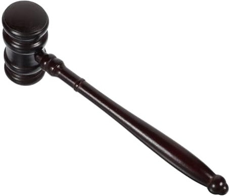 KICHOUSE Holz Richterhammer Auktionshammer Gerichtshämmer Hammer Für Richter Aus Holz Fein Geschliffen Glatte Oberfläche Ohne Grat Angenehmes Handgefühl Verschleißfest Praktisch Im Gebrauch