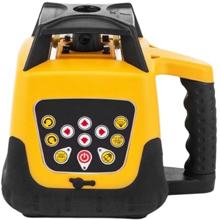 Levels, High Precision Laser Level, Horizontal and Vertical, 500M Range, Continuous Work 20 Hours, with Remote for Construction and Home Improvement,Yellow