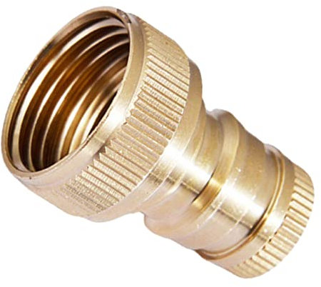 Gogogmee Automatic Stop Water Valve Garden Hose Quick Connect Fittings Adapter Hose Connector Pressure Washer Quick Connect Coupler