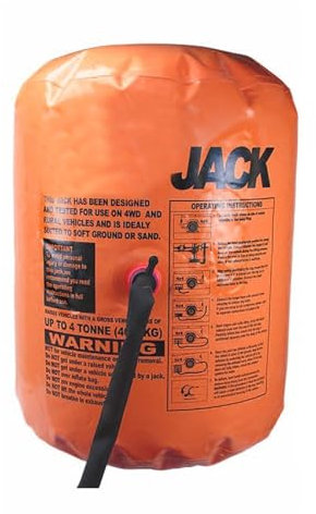 EGUIAS cric per Auto cric per Trasmissione Jack Gonfiabile per Aria di Scarico per Auto 4T 4.2T Altezza gonfiata 72 cm per Jack di Supporto per Ruota berlina SUV
