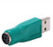 SHOOYIO Adattatore da USB maschio a tastiere femmina conversione tastiera a USB per tastiere e adattatore per sistemi informatici