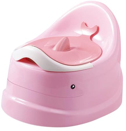 Levemolo Tragbarer Toilettensitz für Kleinkinder aus Pp Kinder Toilettensitz Rosa Praktisch und Bequem für Reisen und Zuhause Töpfchentraining für Jungen und Mädchen