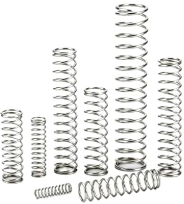 10 Stück Edelstahl Druckfeder Drahtdurchmesser 1.6 mm OD 24 mm Länge 100 mm, Zylindrische Rückholfedern