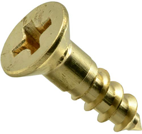 Hard-to-Find Fastener 014973125769 Phillips Flat Wood Screws, 6 x 1/2, Piece-50